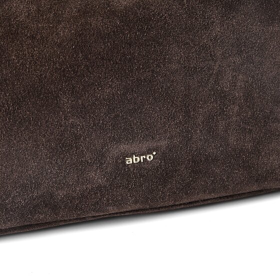 abro Ebony Borsa a spalla Vera Pelle 39 cm