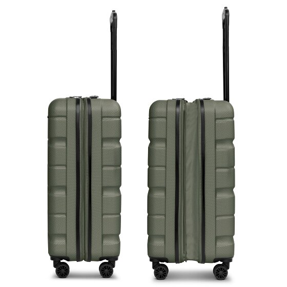Franky Munich 4.0 4 ruote Carrello della cabina S 53 cm con piega di espansione