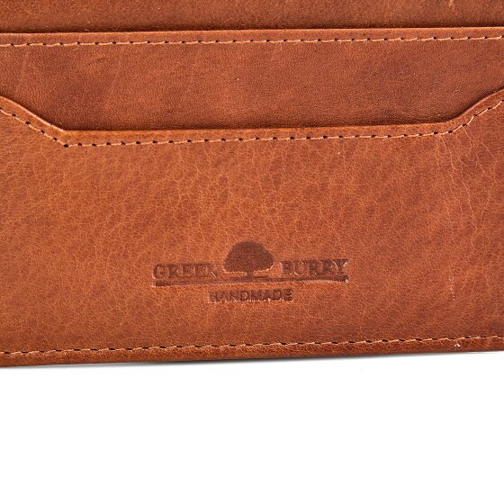 Greenburry Newport Custodia per carta di credito Protezione RFID Vera Pelle 10.5 cm