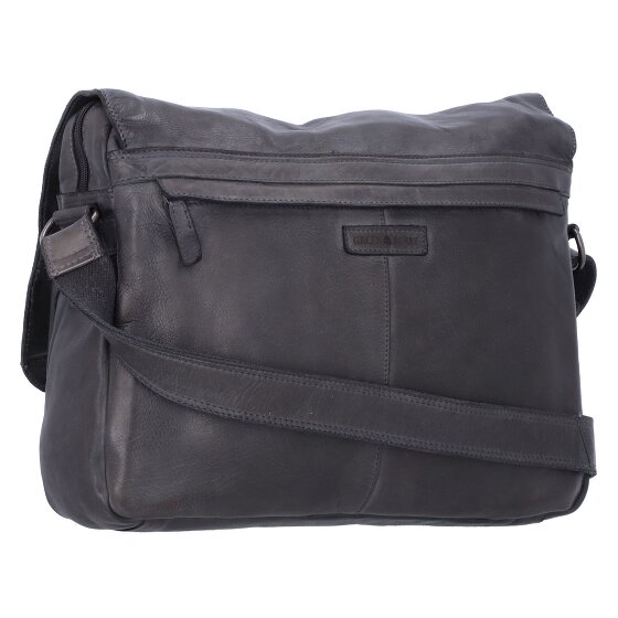 Greenburry GBVT Messenger in pelle 38 cm Scomparto per laptop