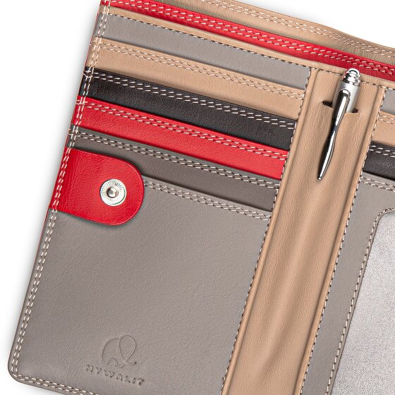 Mywalit Portafoglio Protezione RFID Vera Pelle 8 cm