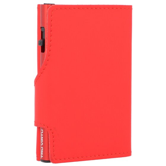 Tru Virtu Custodia per carte di credito Click & Slide Portafoglio RFID in pelle 6,5 cm