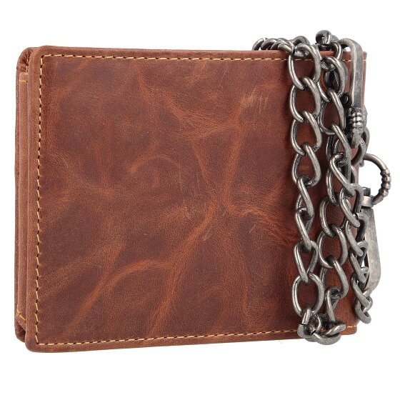 Greenburry Portafoglio Vintage Cafe Racer RFID in pelle 12 cm