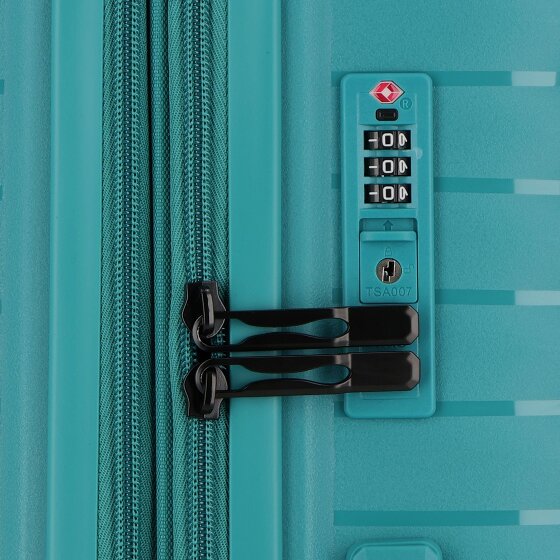 d&n Travel Line 4500 4 ruote Set di valigie 3 pezzi con piega di espansione