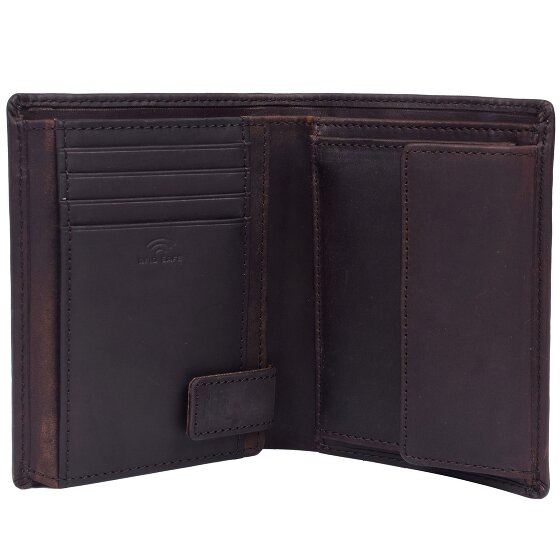 Strellson Brick Lane Jorge Portafoglio Protezione RFID Pelle 10 cm