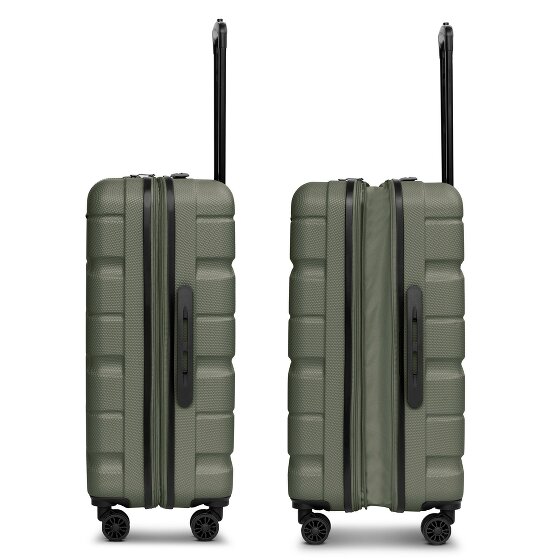 Franky Monaco 4.0 Carrello a 4 ruote M 66 cm con piega ad espansione