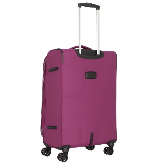 d&n Travel Line 9204 4 ruote Set di valigie 3 pezzi con piega di espansione