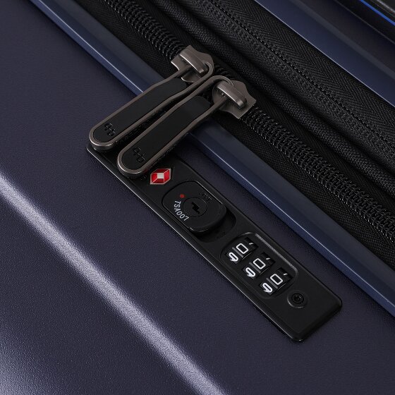 Hedgren Comby Grip L Exp 4 ruote Carrello L 74 cm con piega di espansione