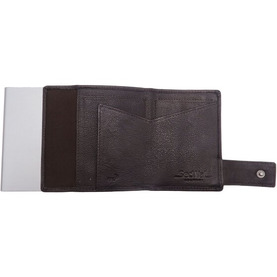 SecWal SecWal 1 Custodia per carte di credito Portafoglio RFID in pelle 9 cm