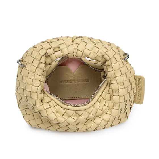 LES VISIONNAIRES Greta Micro weave Borsetta Pelle 20 cm