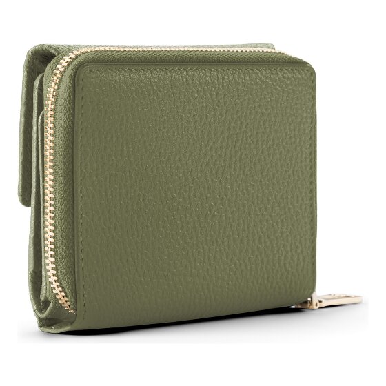Lazarotti Portafoglio Bologna in pelle con chiusura a zip, 12 cm
