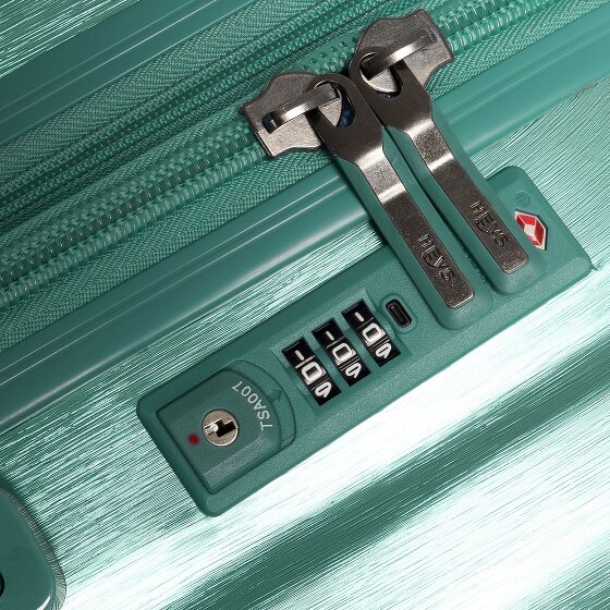 Heys Alumix 4 ruote Set di valigie 3 pezzi con piega di espansione