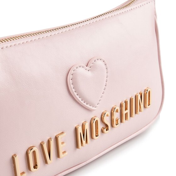 Love Moschino Cipria Borsa a spalla Vera Pelle 25 cm