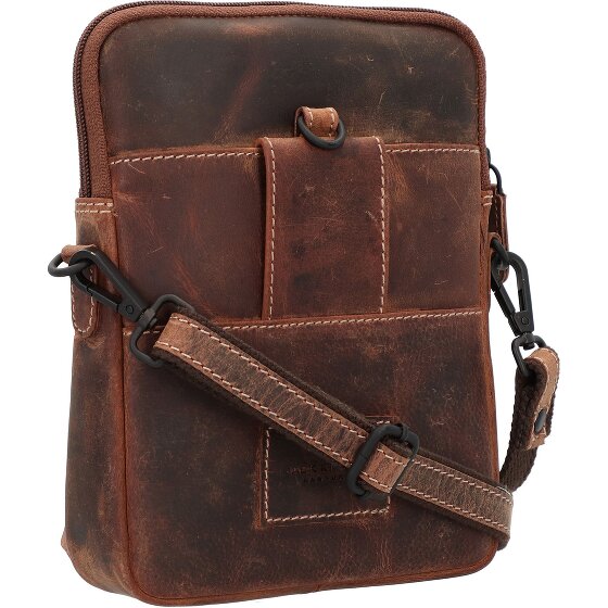 Jack Kinsky Baltimore 11 Borsa a tracolla in pelle 16 cm