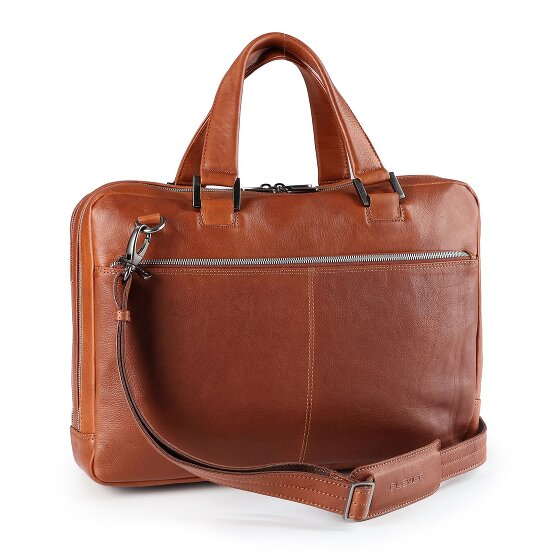 Plevier Vintage Larry Valigetta Pelle 40 cm Scomparto per laptop