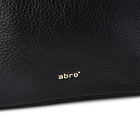 abro Ebony Borsa a spalla Vera Pelle 30 cm