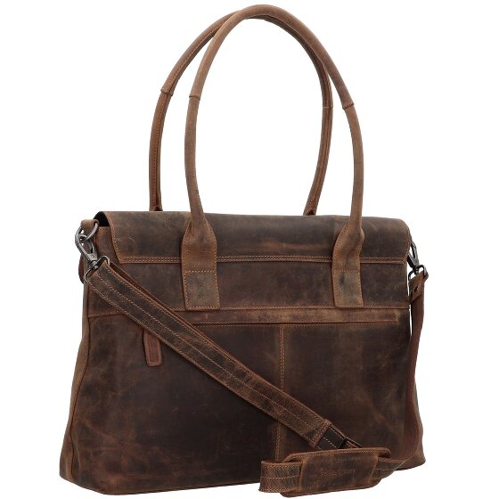 Plevier Retro Lamarr Borsa a tracolla Pelle 45 cm Scomparto per laptop