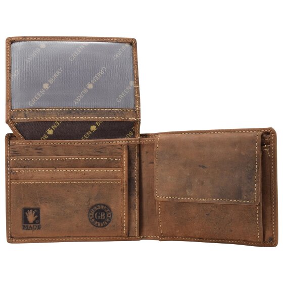 Greenburry Portafoglio in pelle di cervo vintage 12 cm Greenburry Portafoglio in pelle di cervo vintage 12 cm