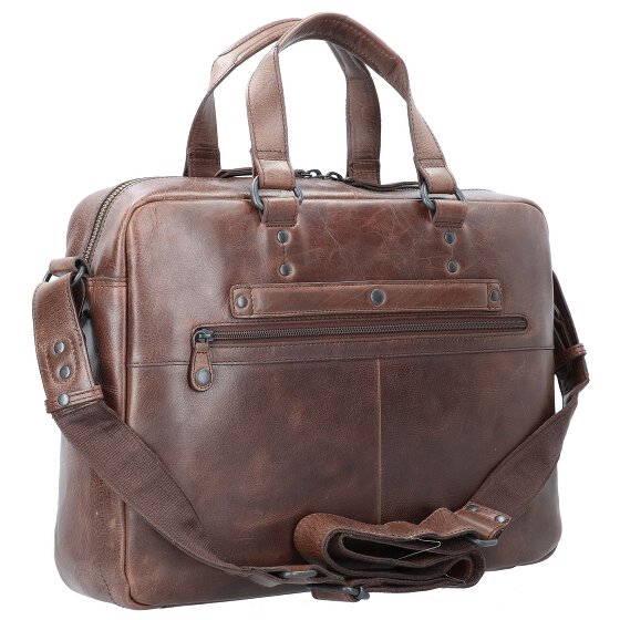aunts & uncles Workmates Supervisor Cartella in pelle con scomparto per laptop da 41 cm