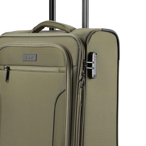 d&n Travel Line 9704 4 ruote Carrello della cabina S 55 cm con piega di espansione