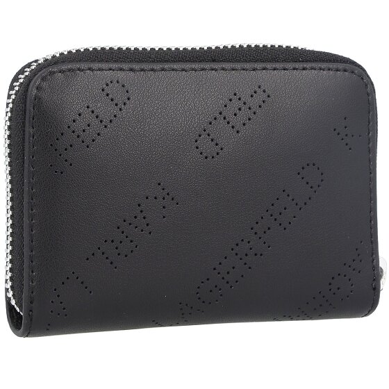 Karl Lagerfeld Portafoglio forato in pelle 10,5 cm Karl Lagerfeld Portafoglio forato in pelle 10,5 cm