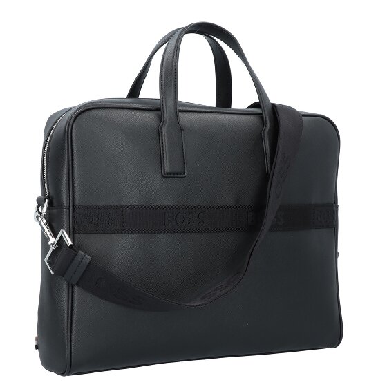 Boss Zair Valigetta Pelle 40 cm Scomparto per laptop