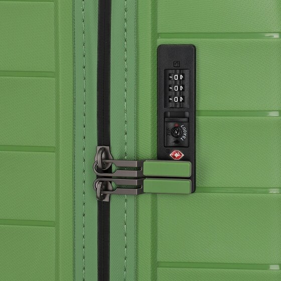 Travelite Mooby 4 ruote Set di valigie 3 pezzi con piega di espansione