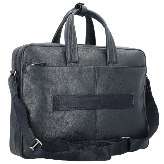 Piquadro Cartella in pelle con scomparto per laptop da 44 cm