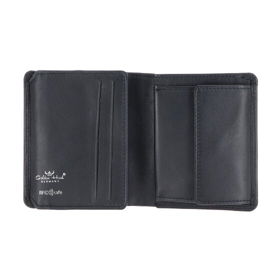 Golden Head Polo Portafoglio Protezione RFID Vera Pelle 8.5 cm