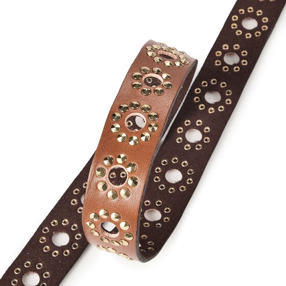 b.belt Cintura con borchie Vera Pelle