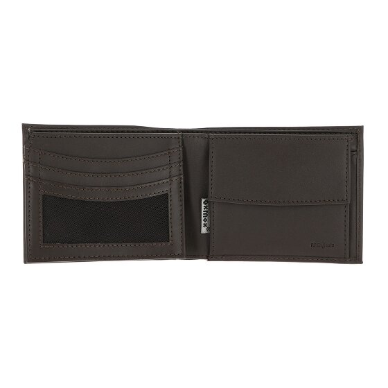 oxmox Leather Portafoglio Protezione RFID Vera Pelle 10 cm