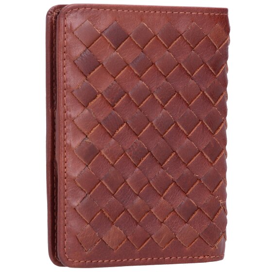 mano Don Luca Porta carte di credito in pelle 8 cm