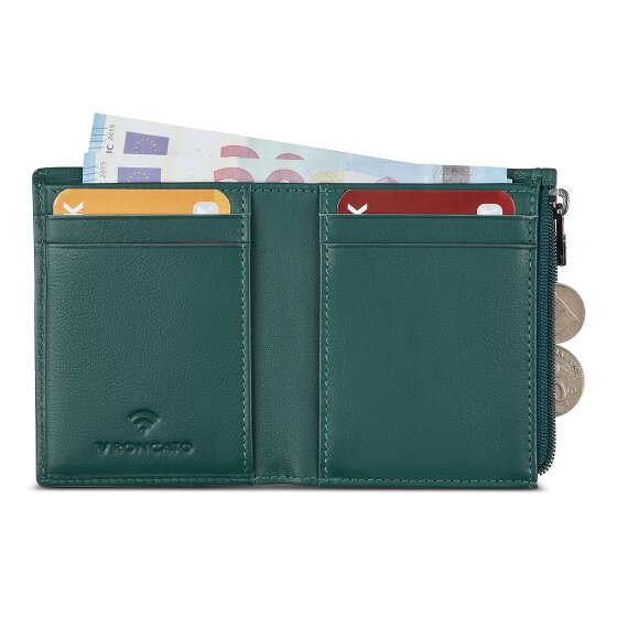 Roncato Detroit Portafoglio Protezione RFID Vera Pelle 8 cm