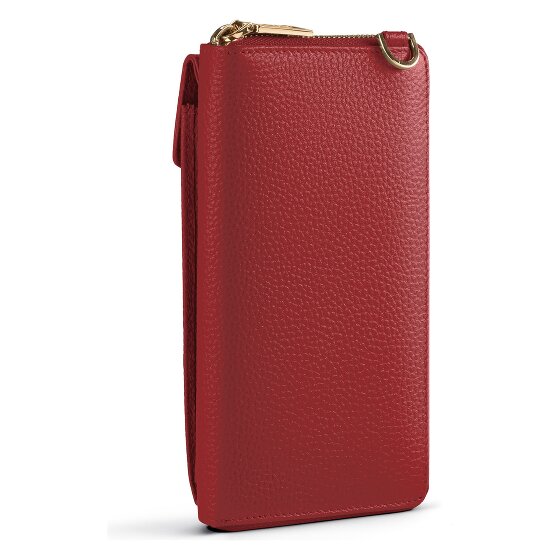 Lazarotti Bologna Portafoglio in pelle con zip Custodia per cellulare in pelle 19 cm