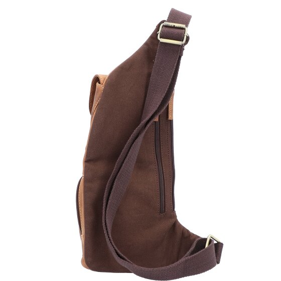 Greenburry Borsa a tracolla vintage in pelle 26 cm