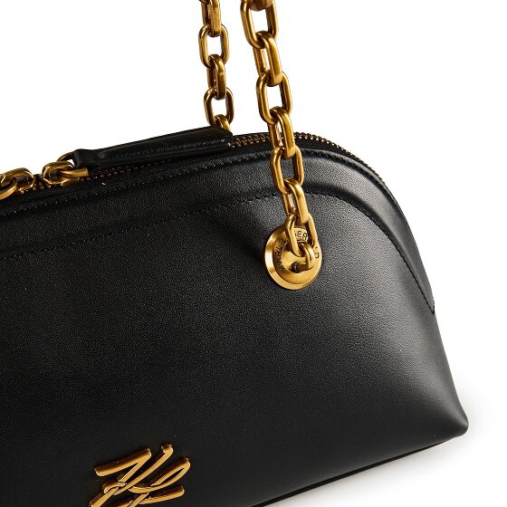 Karl Lagerfeld Autograph Borsa a spalla Vera Pelle 30 cm