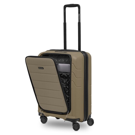Redolz Essentials 17 Trolley da cabina a 4 ruote 55 cm con tasca morbida per laptop