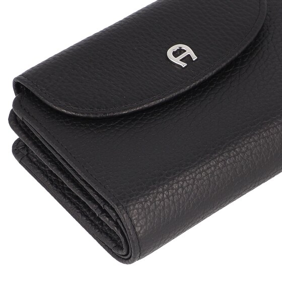 AIGNER Portafoglio Protezione RFID Vera Pelle 14 cm