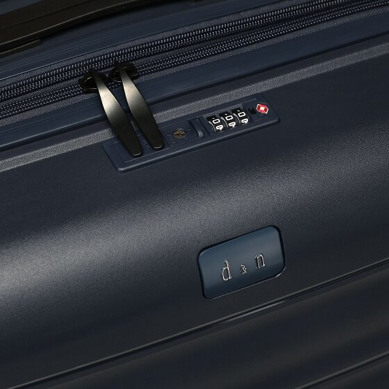d&n Travel Line 4700 4 ruote Set di valigie 3 pezzi con piega di espansione