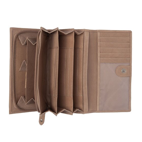 The Chesterfield Brand Valetta Portafoglio Protezione RFID Vera Pelle 18 cm
