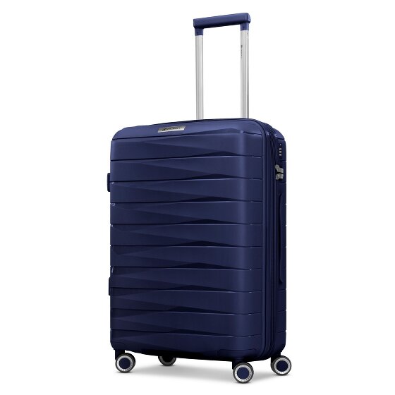 Franky London 4 ruote Carrello M 65 cm con piega di espansione