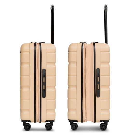 Franky Monaco 4.0 Carrello a 4 ruote M 66 cm con piega ad espansione