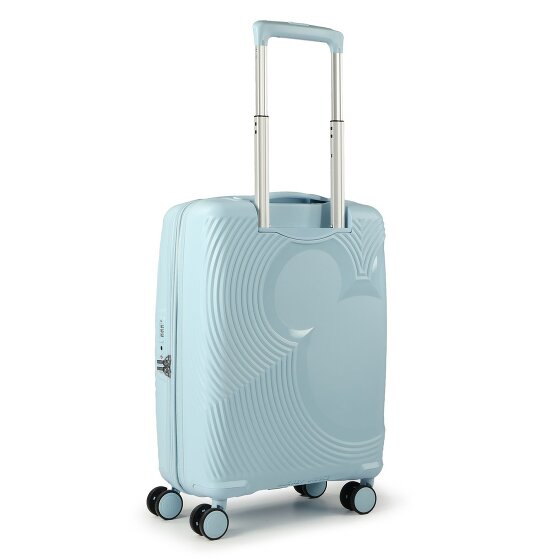 American Tourister Mickey Magic 4 ruote Carrello della cabina 55 cm con piega di espansione