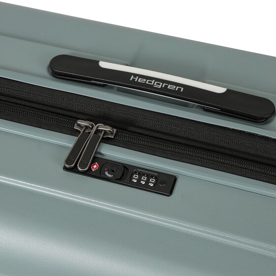 Hedgren Comby Grip 4 ruote Carrello M 65 cm con piega di espansione