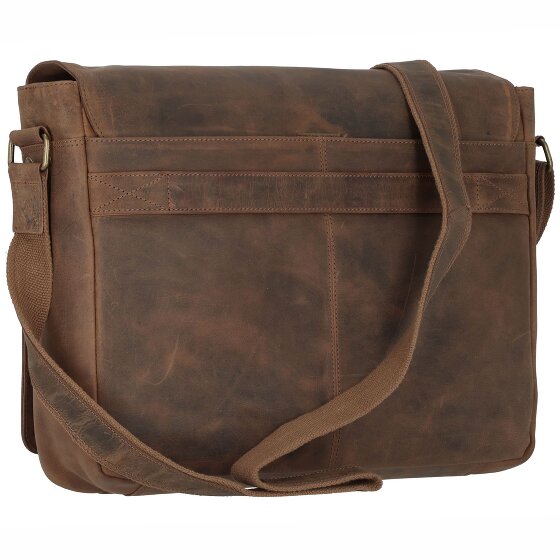 Greenland Nature Montenegro Messenger in pelle 40 cm Scomparto per laptop