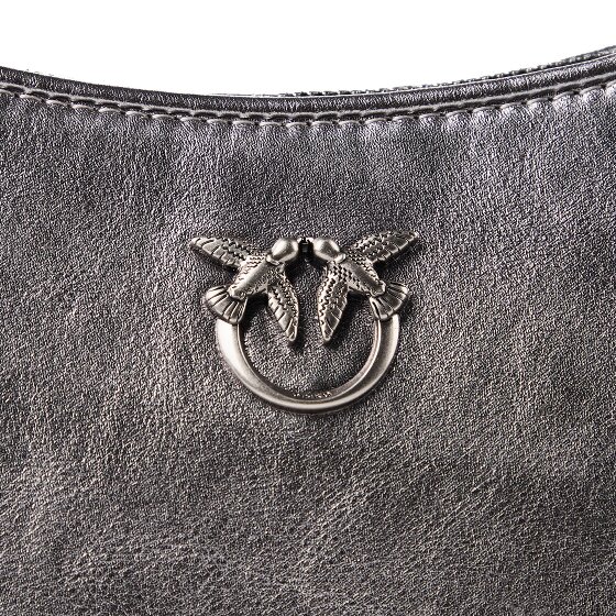 PINKO Half Moon Mini Borsa a spalla Vera Pelle 26 cm