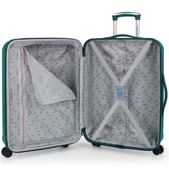 Gabol Balance XP 4 ruote Set di valigie 3 pezzi con piega di espansione
