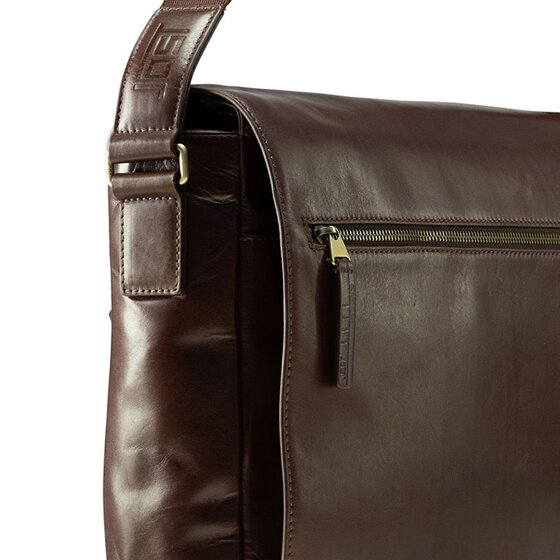 Jost Skagen Cartella Messenger Vera Pelle 38 cm Vano porta PC
