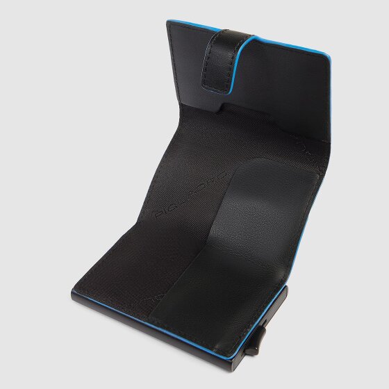Piquadro Atlas Custodia per carta di credito Protezione RFID Vera Pelle 10 cm
