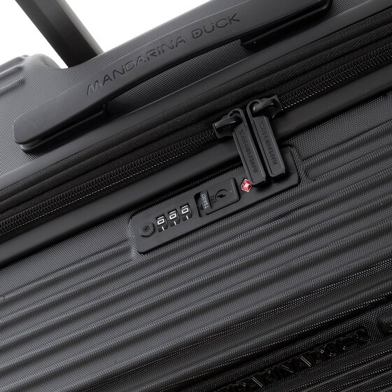 Mandarina Duck Tank Case 4 ruote Carrello L 75 cm con piega di espansione